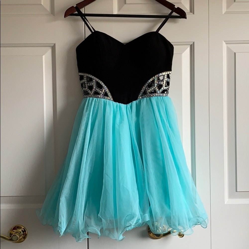 Strapless Short Prom Dress